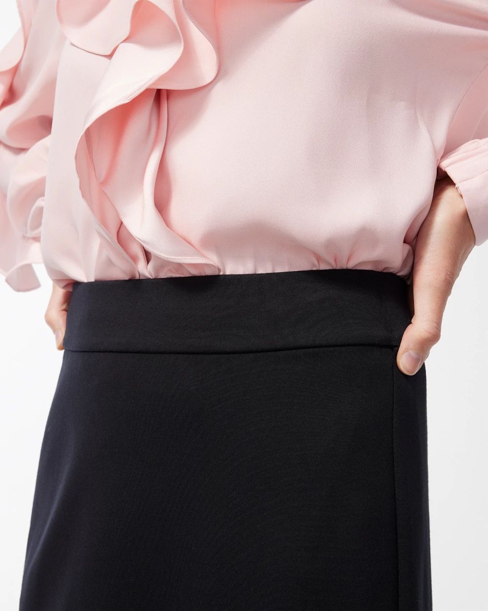 Black Label Ponte Pencil Skirt