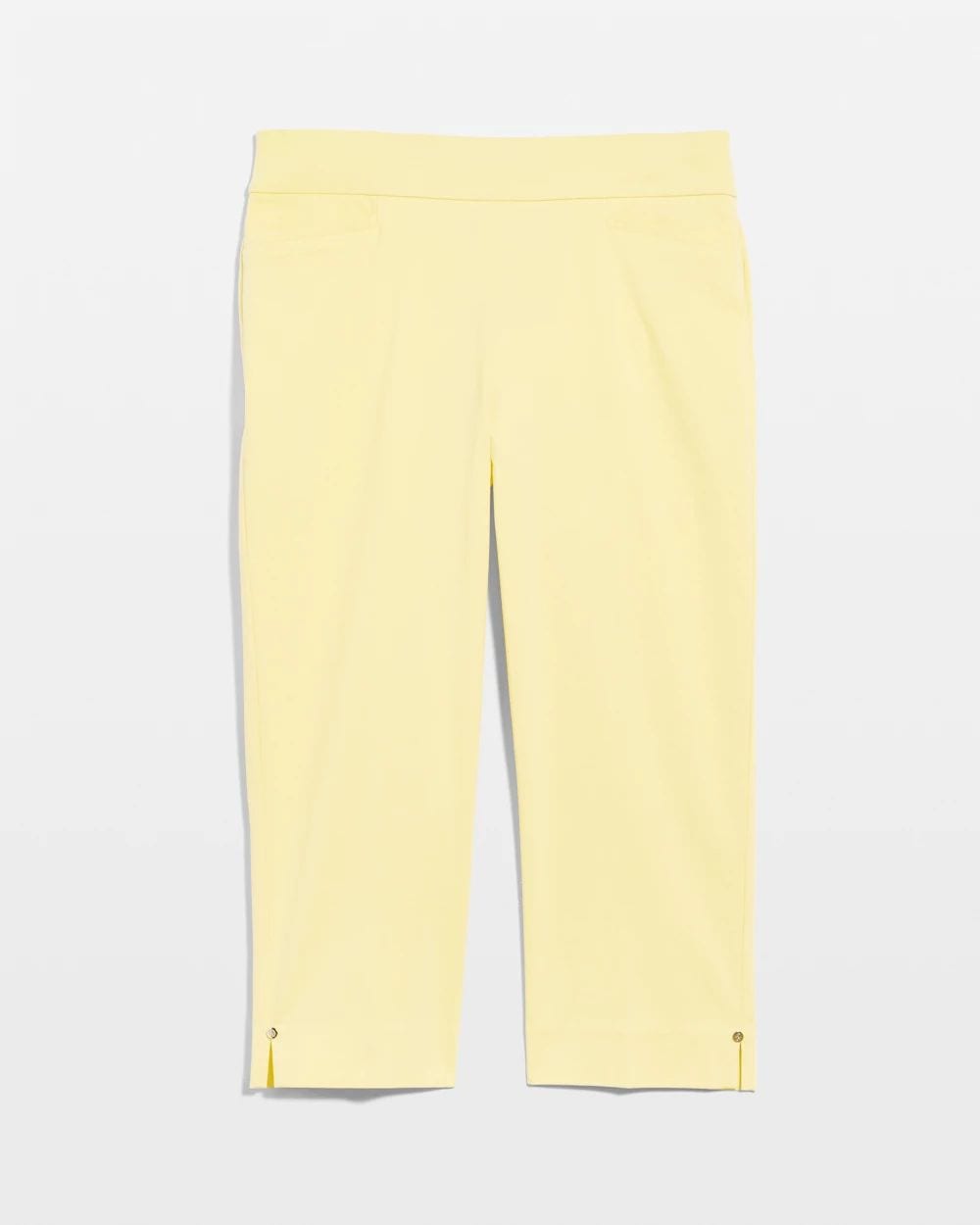 Brigitte™ Slim Rivet Pull-On Capri Pant click to view larger image.