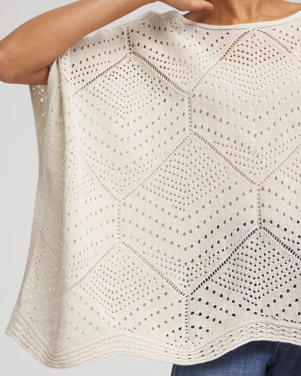 Crochet Boatneck Poncho