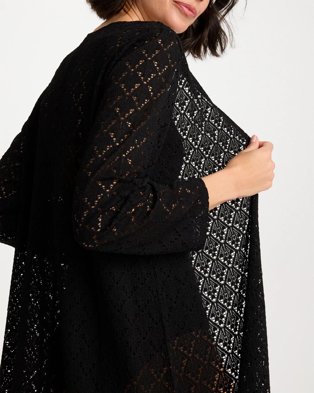 Long Knit Swim Cover-Up click to view larger image.