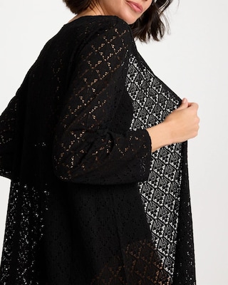 Long Knit Swim Cover-Up click to view larger image.