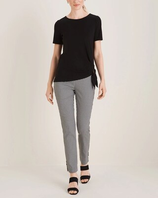 So Slimming Brigitte Gingham Ankle Pants