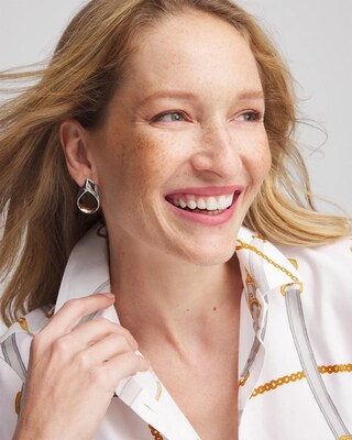 No Droop™ Mixed Metal Twist Earrings