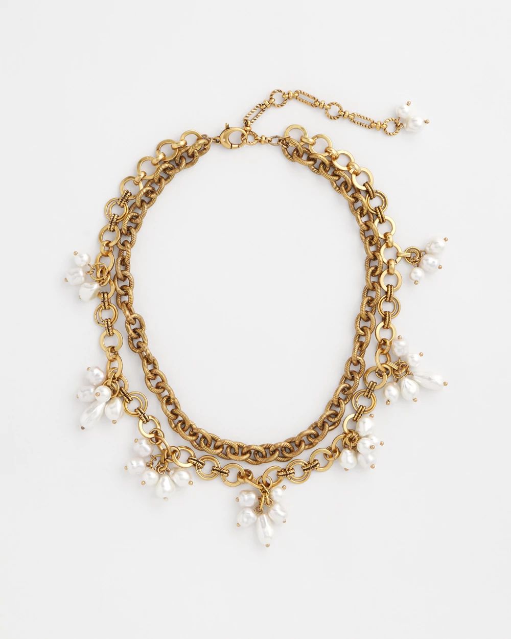 Modern Pearl Clusters Choker Necklace