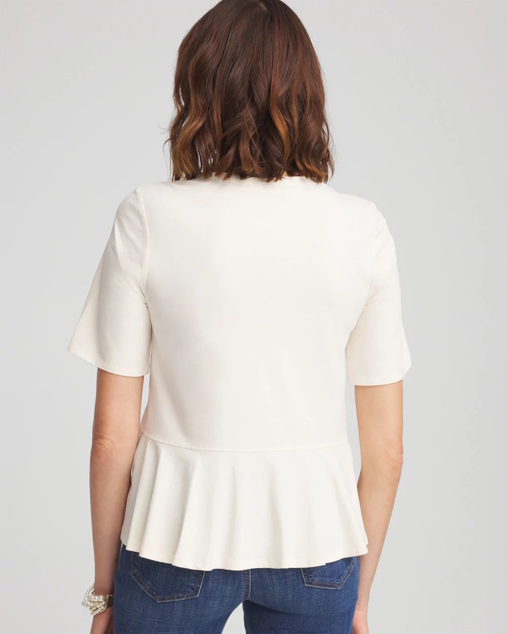 Peplum Back Tee