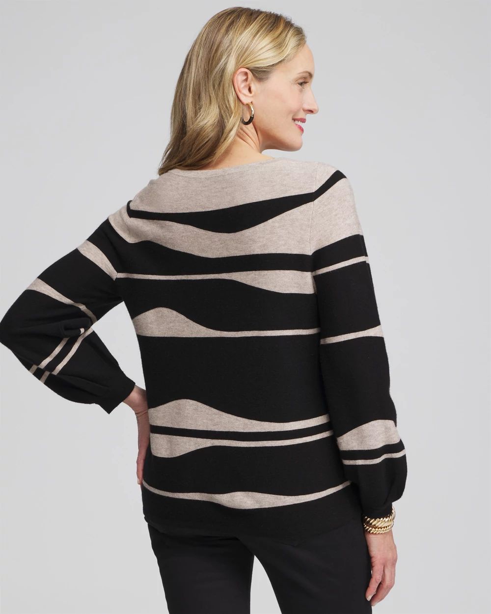 Lantern Sleeve Pullover Sweater