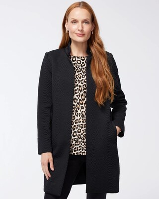 Jacquard Knit Topper