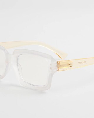 Matte Clear Taupe Readers
