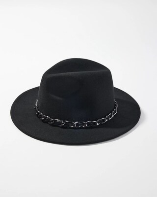 Chain Detail Wool Hat