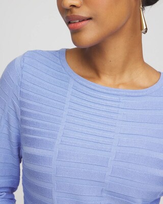 Boat Neck Pullover Sweater click to view larger image.