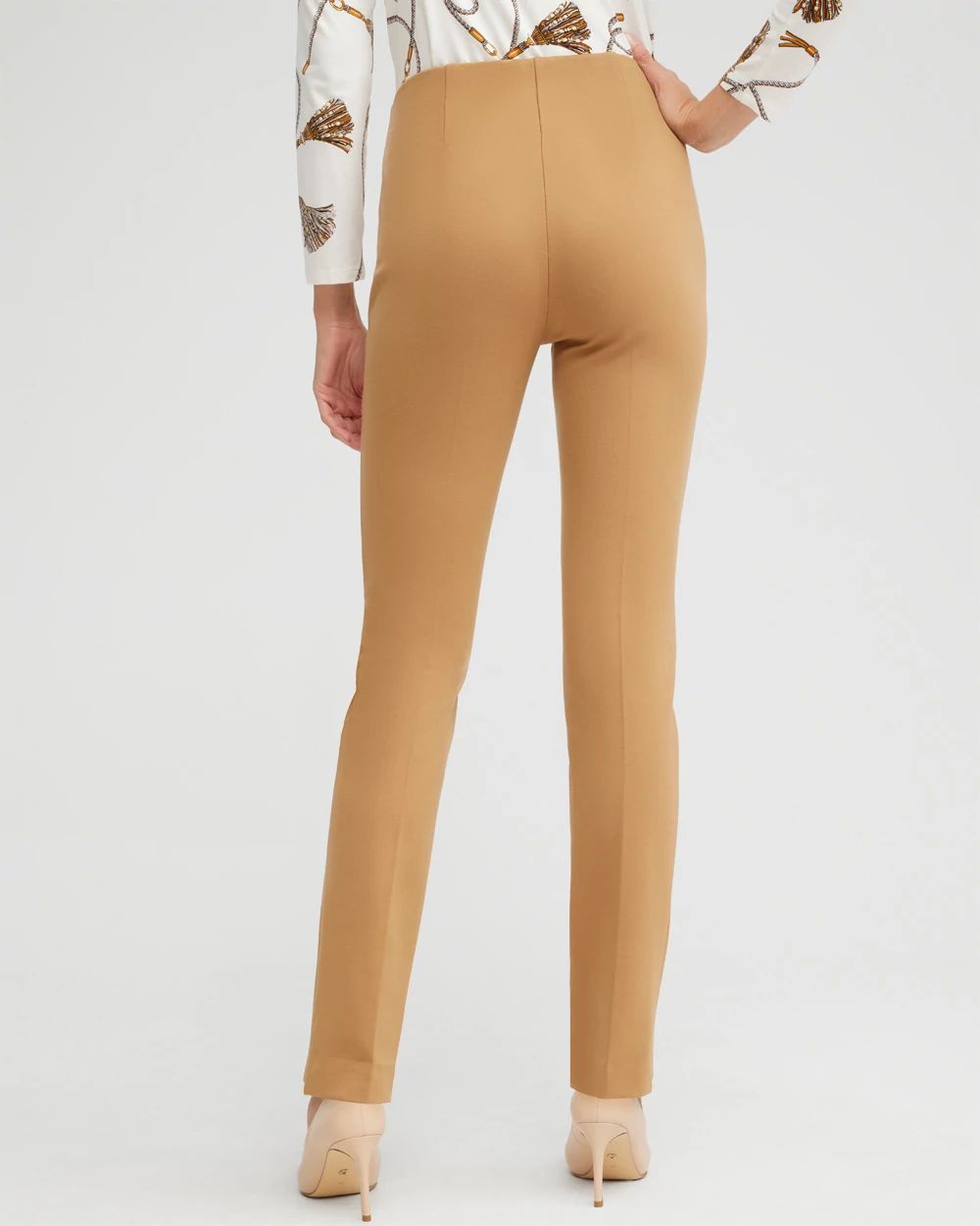 Petite Juliet Ponte Trim Detail Pants