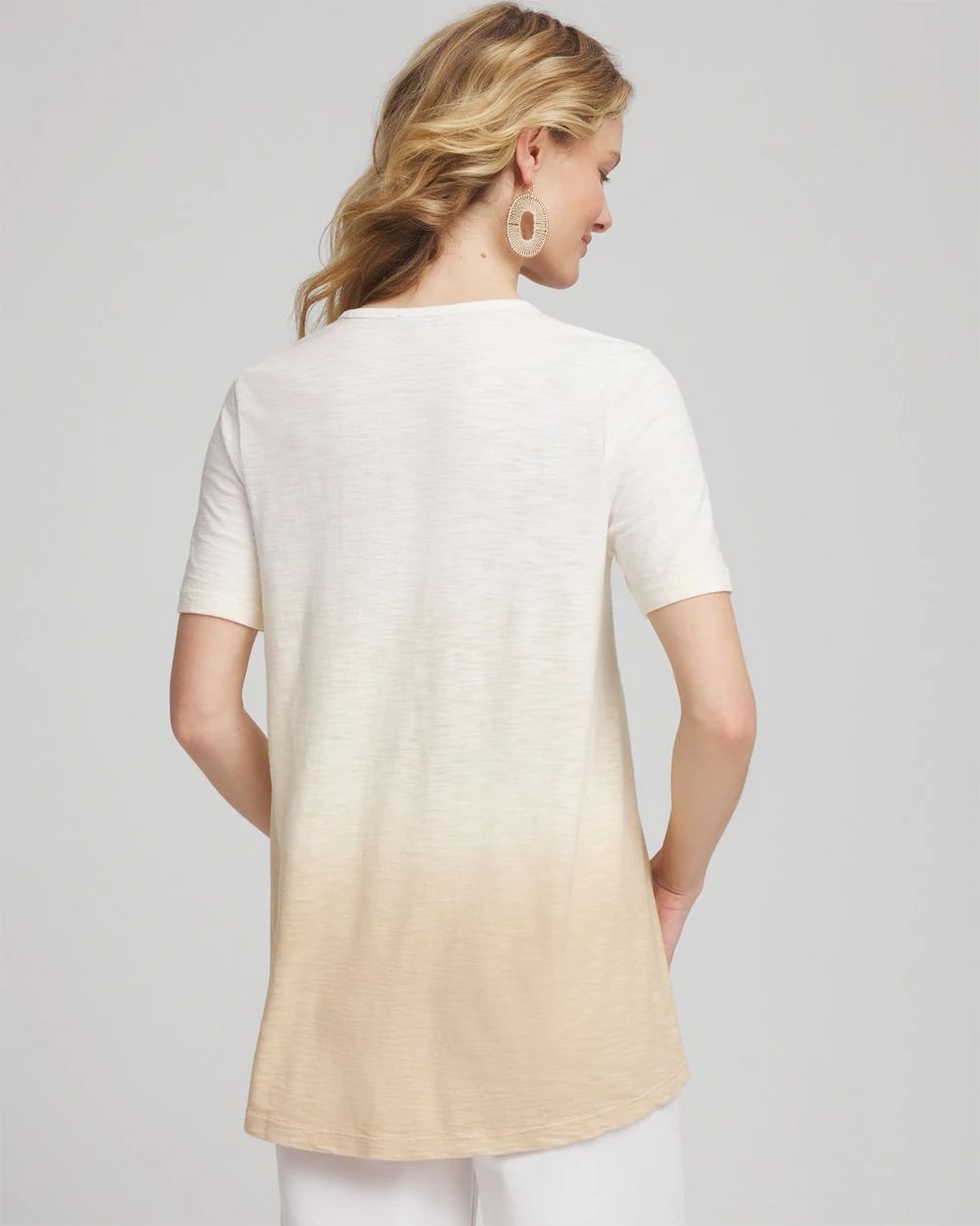 Ombré Short Sleeve Forward-Seam Tee