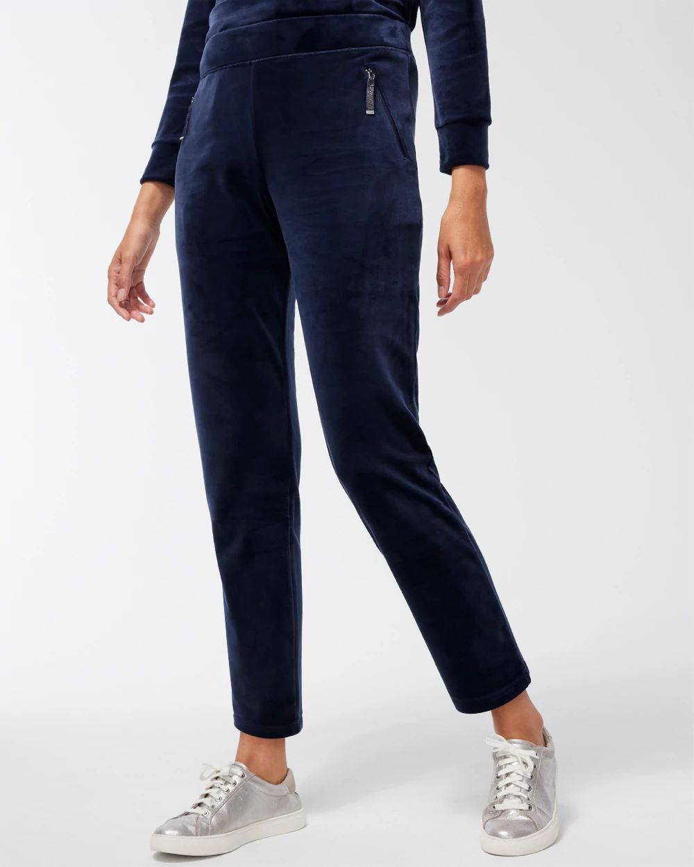 Zenergy® Velour Zip Pocket Pants