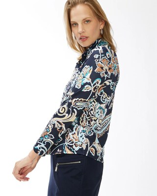 Zenergy UPF Snaps Long Sleeve Polo