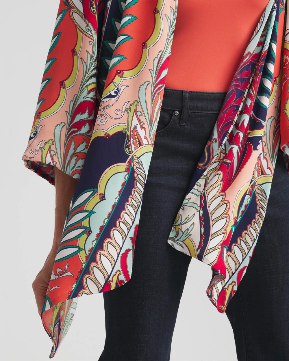 Tie Front Kimono