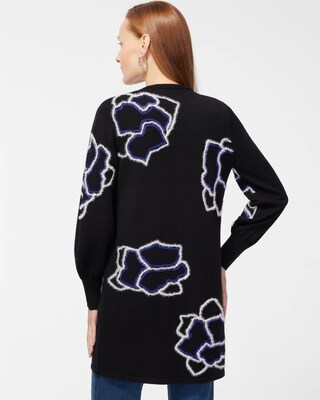 Floral Eyelash Cardigan