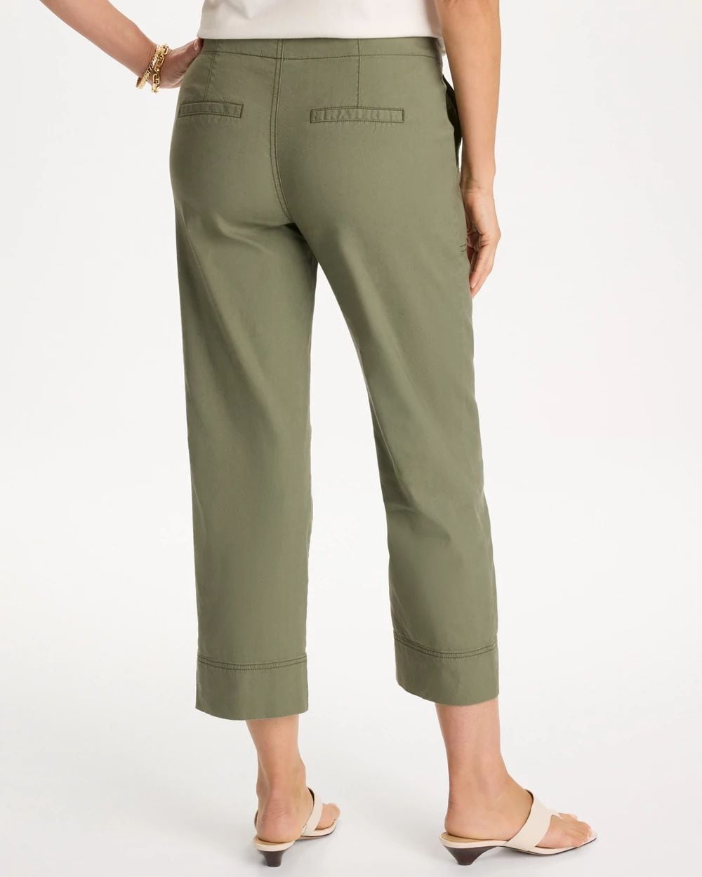 Relaxed Linen Crop Pant