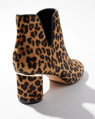 Animal Print Haircalf Boots