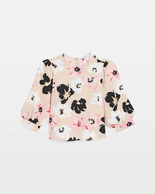Satin Blossom Burst Shirt click to view larger image.