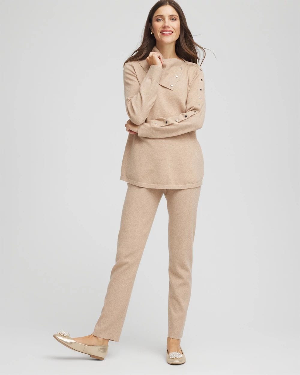 Zenergy® Luxe Envelope Neck Sweater click to view larger image.