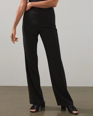 Black Label Crepe Flow Pants