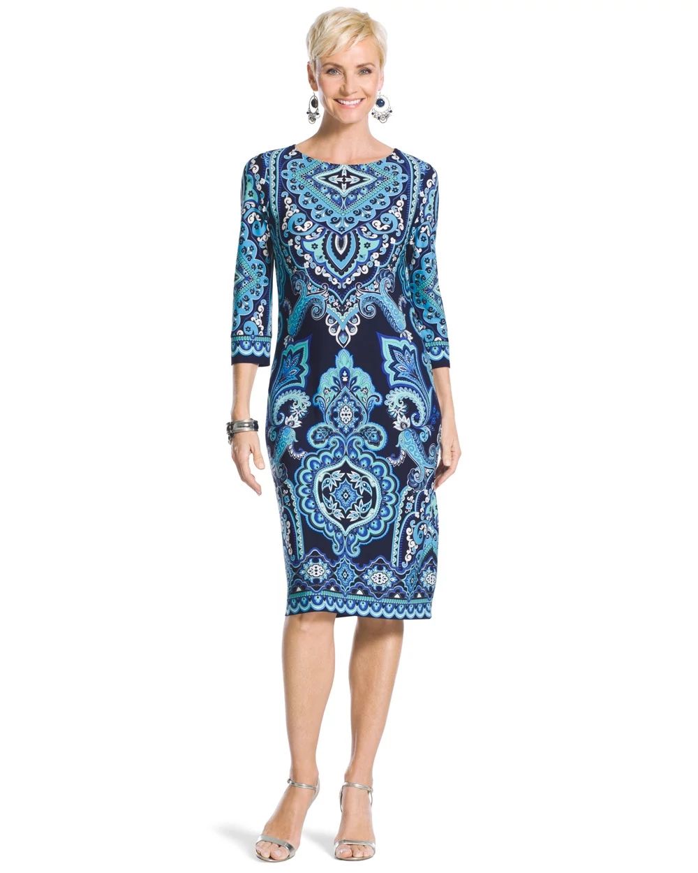 Paisley Print Dress
