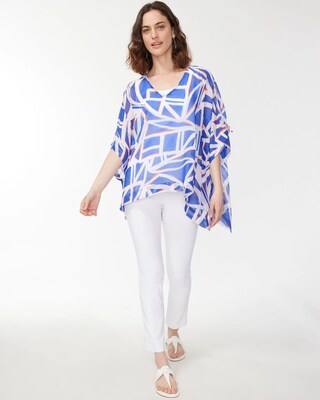 Americana Sheer Poncho