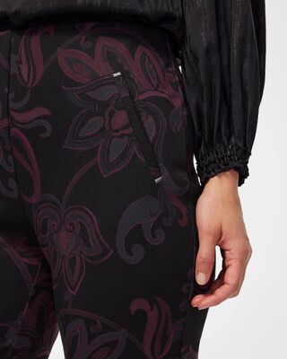 Juliet Ponte Floral Ankle Pants click to view larger image.