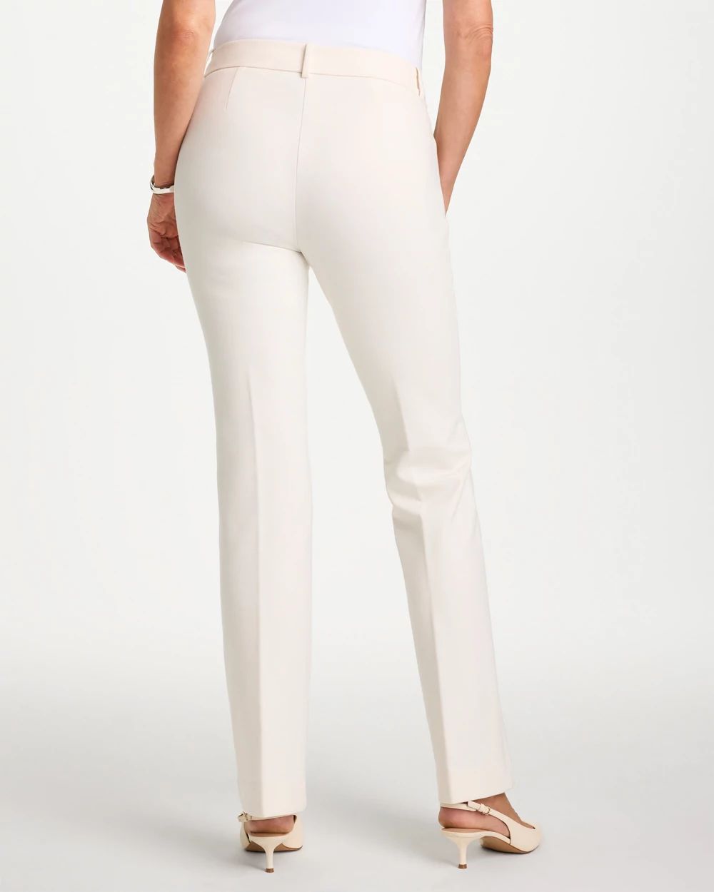 Emme Slim Bootcut Ponte Pants click to view larger image.