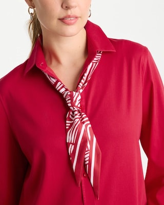 Printed Skinny Scarf click to view larger image.