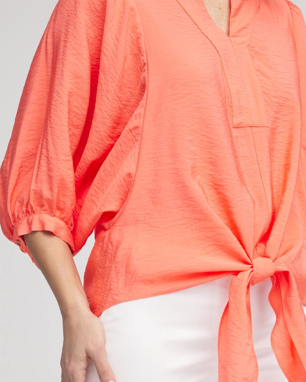 Tie-Front Blouse