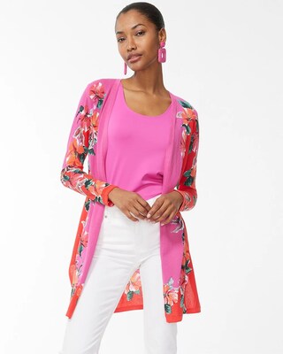 Summer Romance Floral Maxi Cardigan