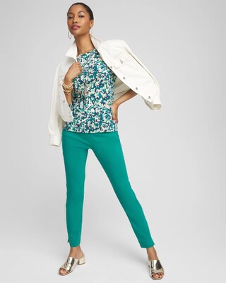 Brigitte Rivet Slit Ankle Pants click to view larger image.