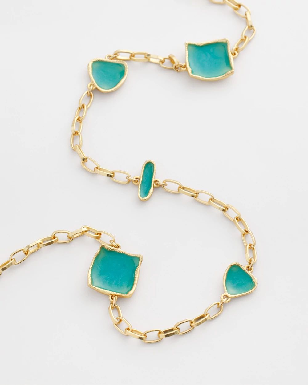 Gold Tone Single-Strand Necklace