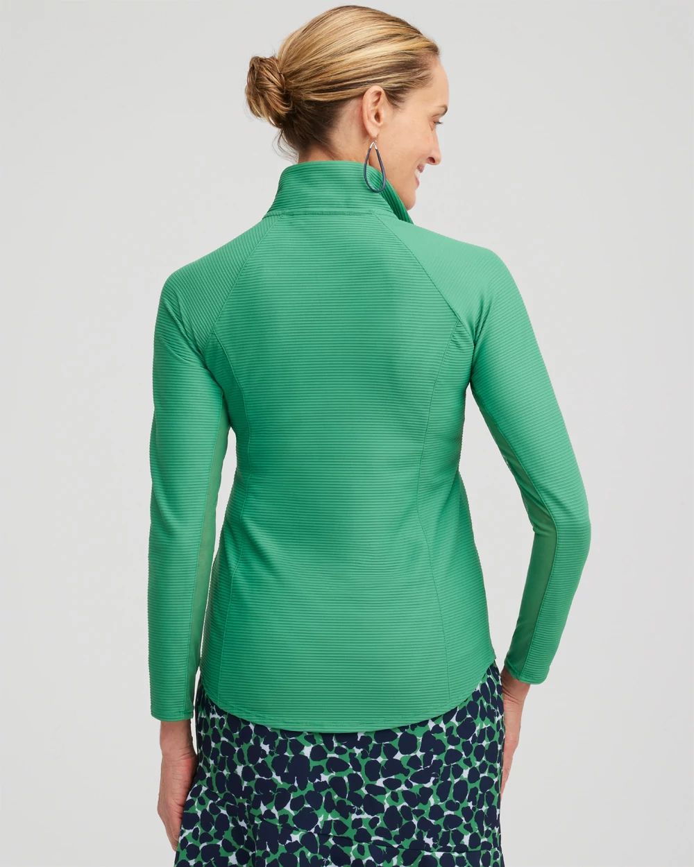 Zenergy® Mesh Detail Zip Pullover