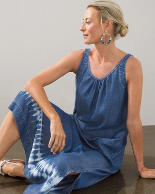 Tencel Tie Dye Tank Dress
