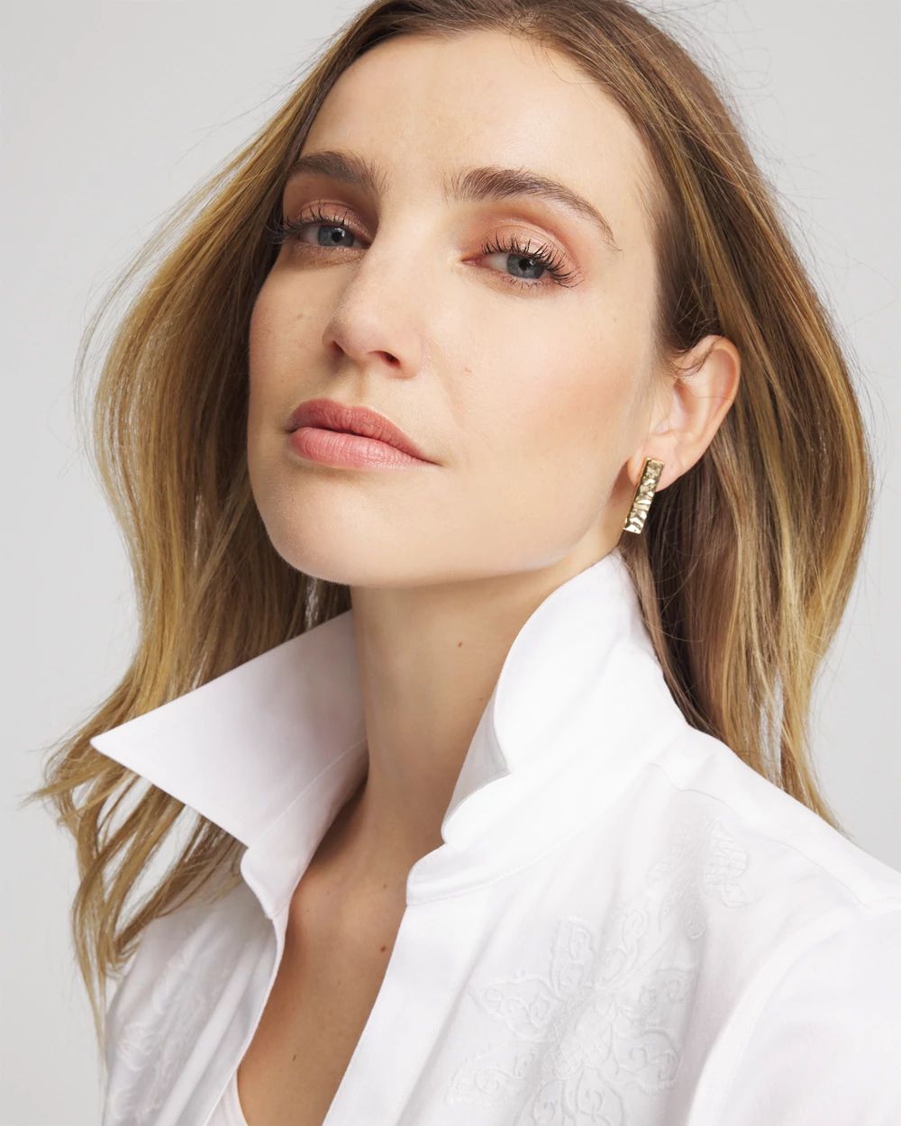 Ash Gold Collection Square Drop Earrings