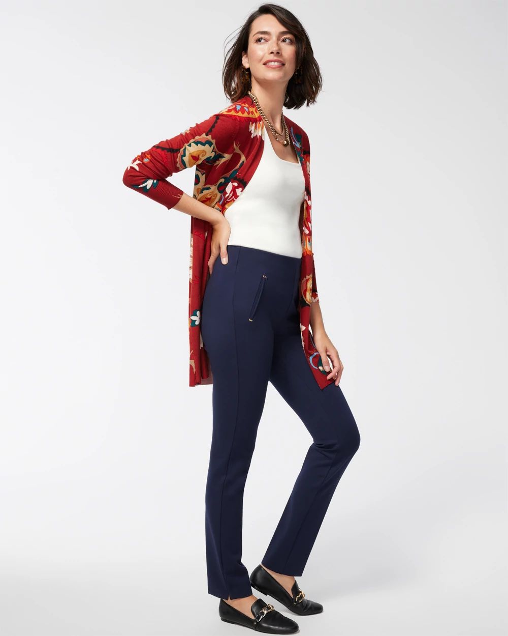 Juliet Ponte Trim Detail Pants