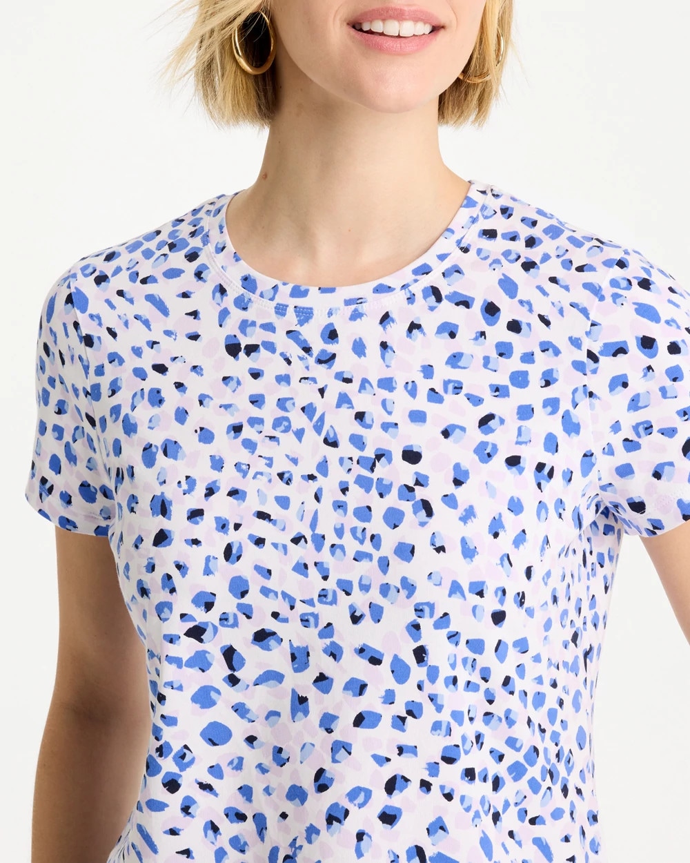 Murano Cotton Stretch Cap Sleeve Tee