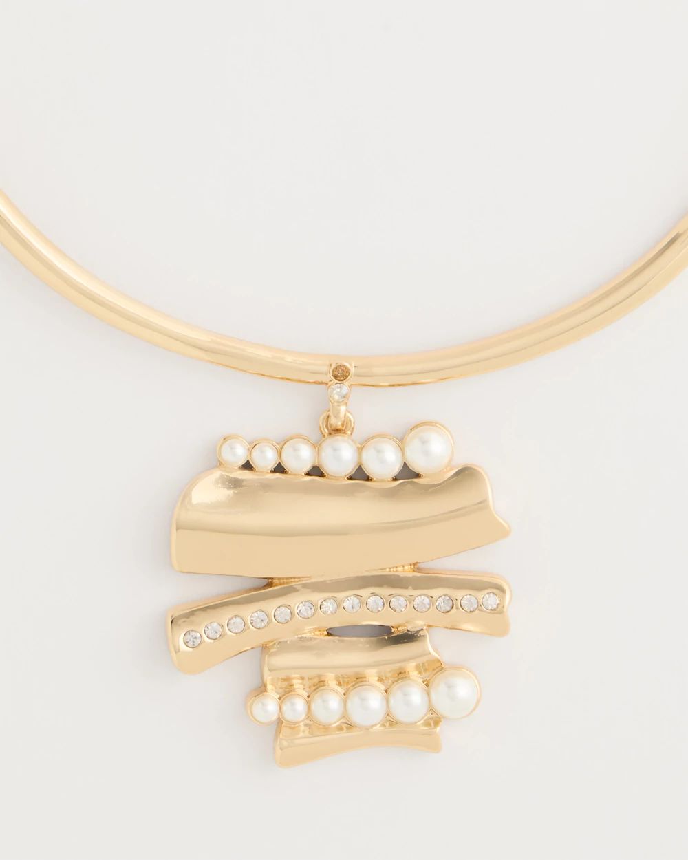 Estate Finds Collection Pendant Collar Necklace click to view larger image.