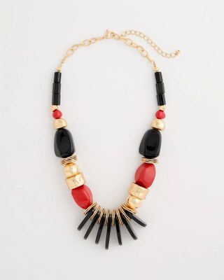 Chico's Originals Mixed-Media Bib Necklace