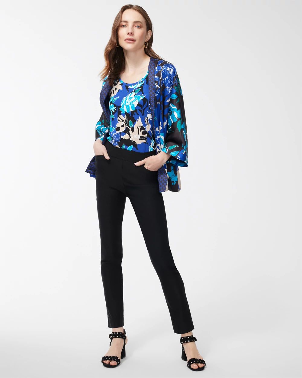 Touch of Cool Floral Polished Tank