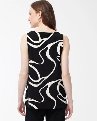 Travelers Abstract Print Tank