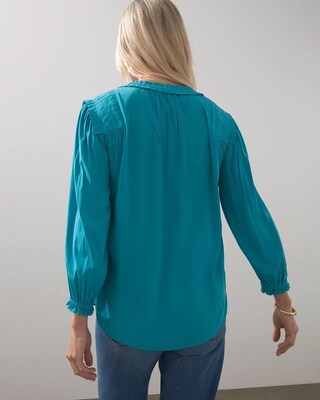 Pleated Blouse