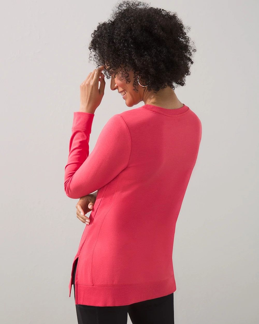 Zenergy French Terry Rib Mix Tunic
