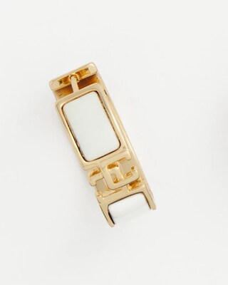 No Droop® Ecru CC Hoop Earrings