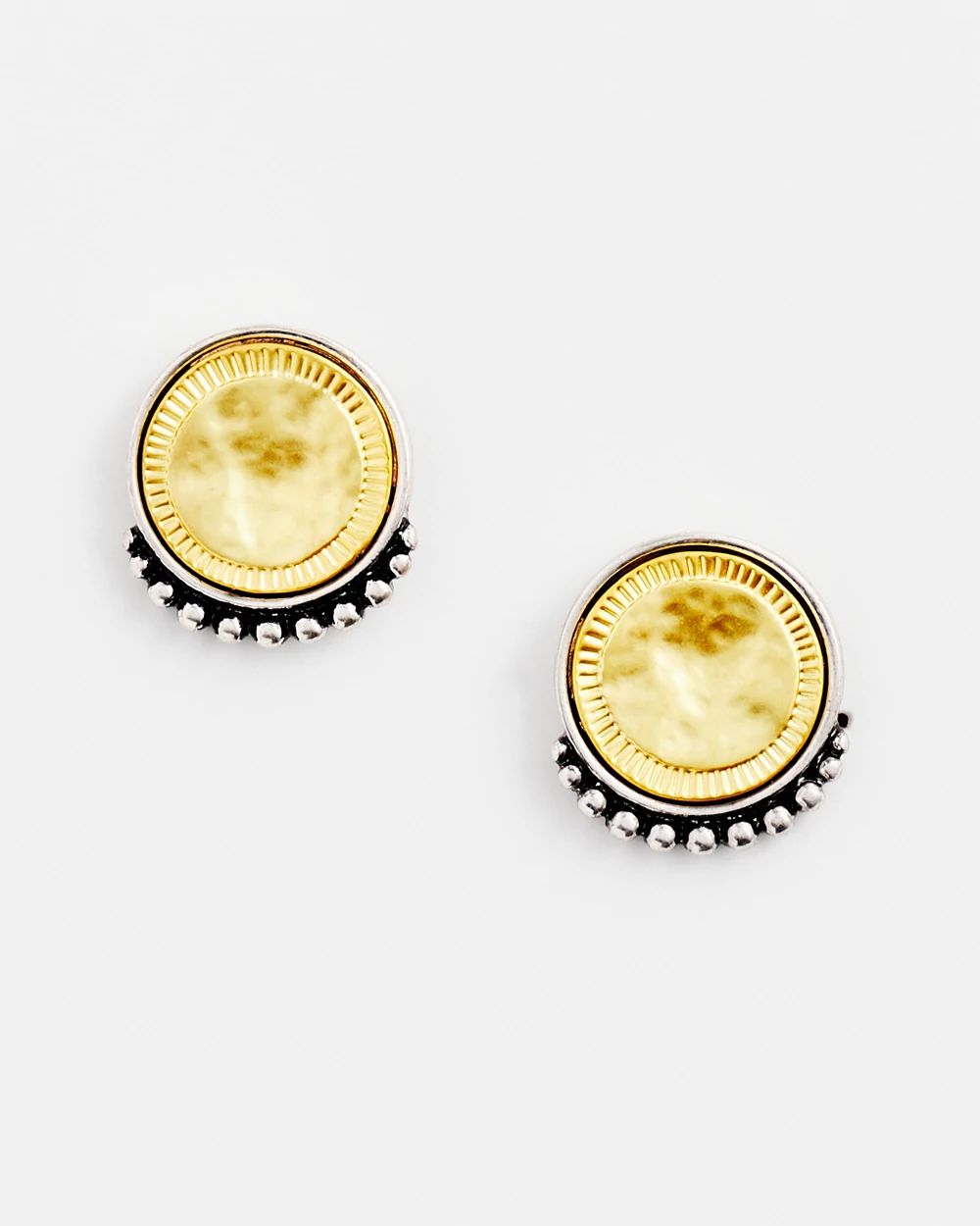 No Droop™ Coin Stud Earrings