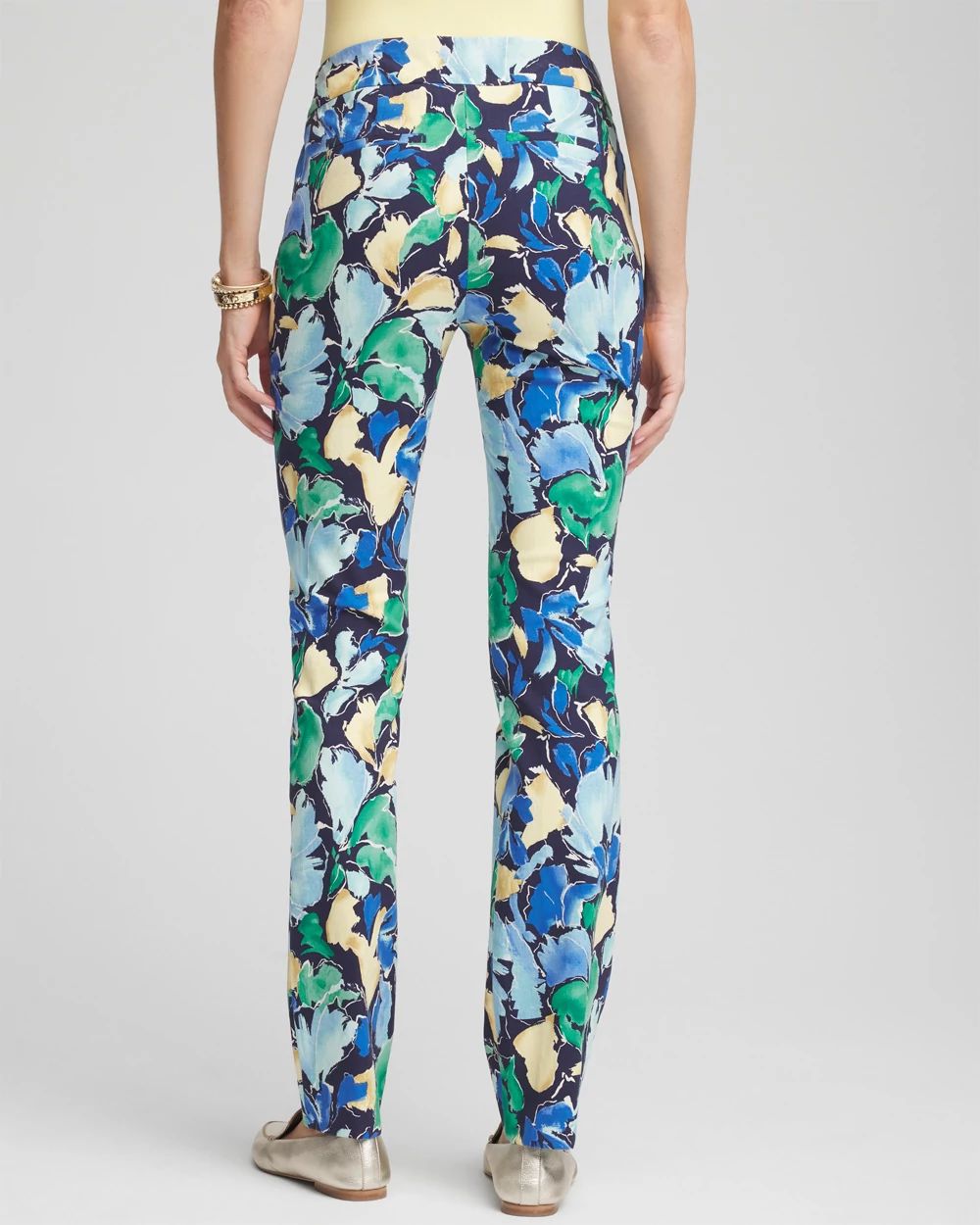Brigitte™ Slub Floral Slim Pants