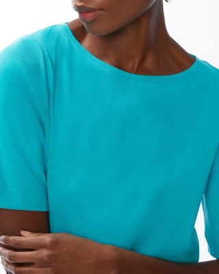 Pima Elbow Sleeve Tee