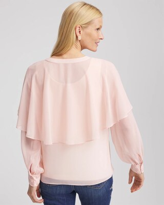 Georgette Cape Blouse click to view larger image.